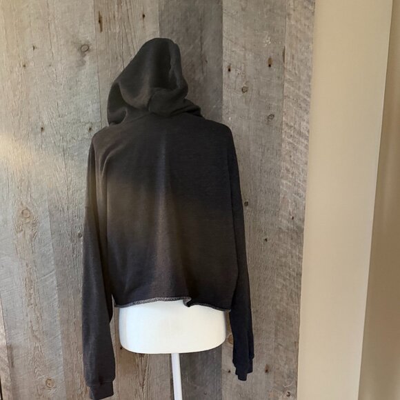 New York Crop Sweatshirt with Hood - Picture 5 of 6